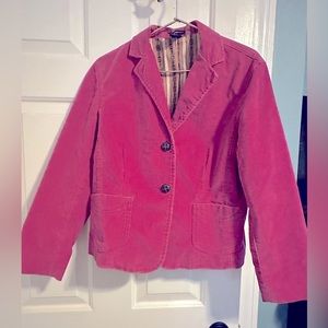 Gap Pink Corduroy Blazer
